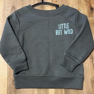 Little But Wild Kids Sweatshirt - Gray